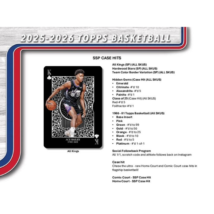 2025-2026 Topps Basketball Blaster Box