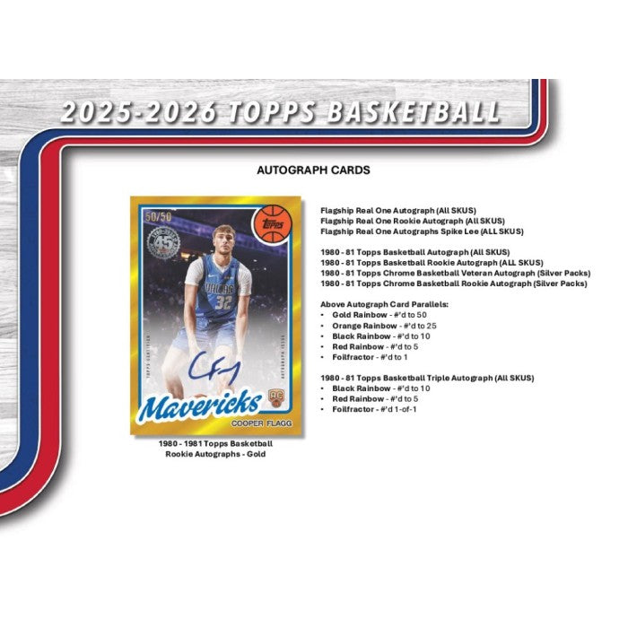 2025-2026 Topps Basketball Blaster Box