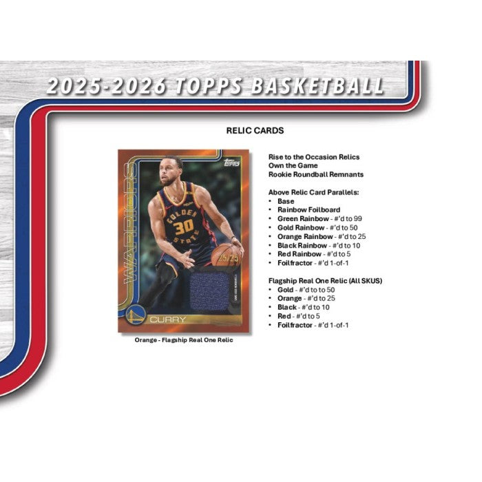 2025-2026 Topps Basketball Blaster Box