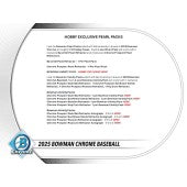 2025 Bowman Chrome Baseball Hobby Box