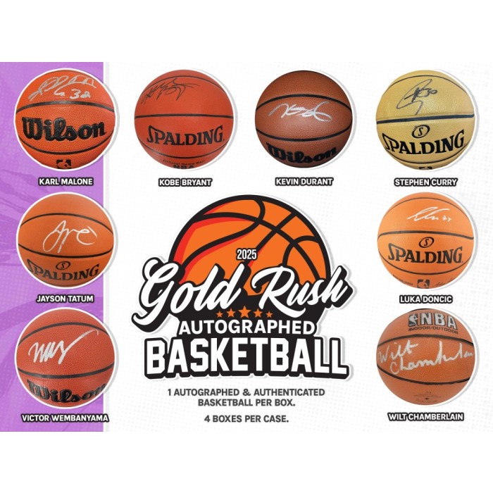 2025 Gold Rush Autographed Basketball, Series 4