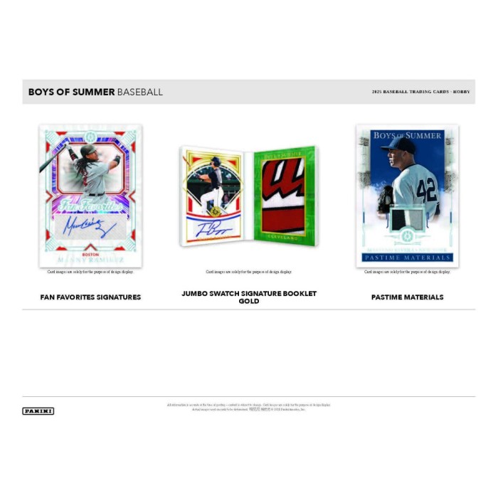 2025 Panini Boys of Summer Baseball Hobby Box