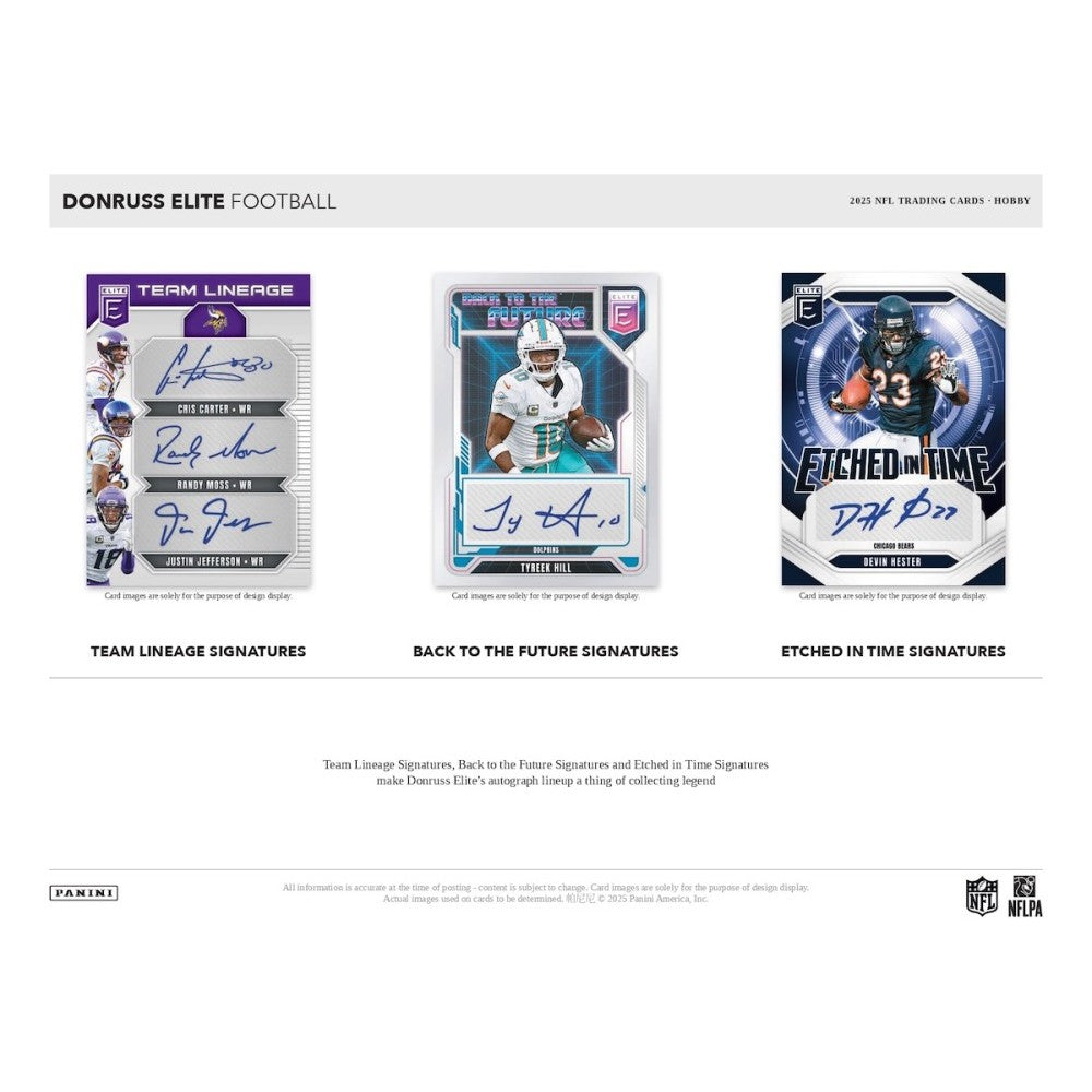 2025 Panini Donruss Elite Football Hobby Box