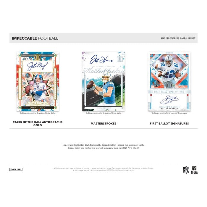 2025 Panini Impeccable Football Hobby Box