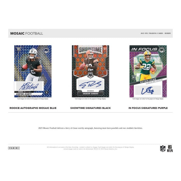 2025 Panini Mosaic Football Hobby Box