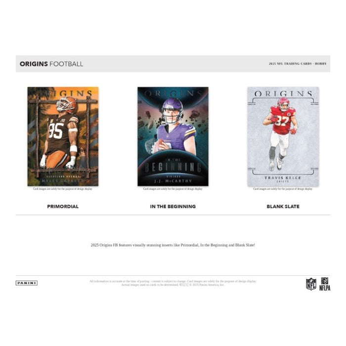 2025 Panini Origins Football Hobby Box