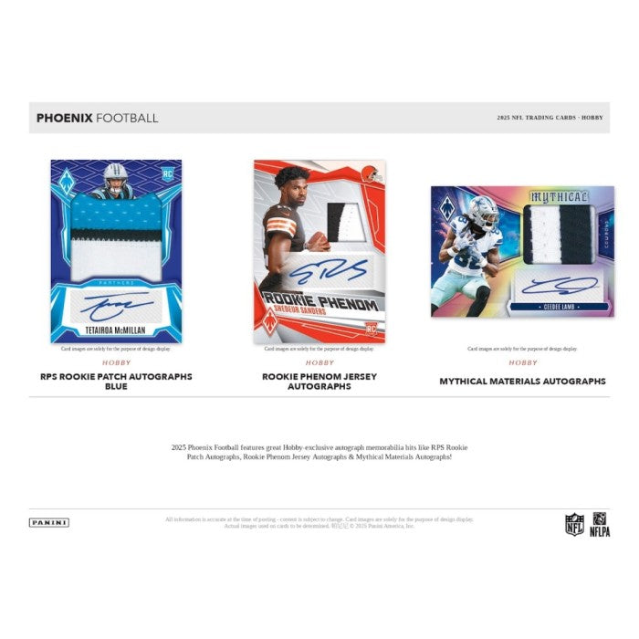 2025 Panini Phoenix Football Hobby Box