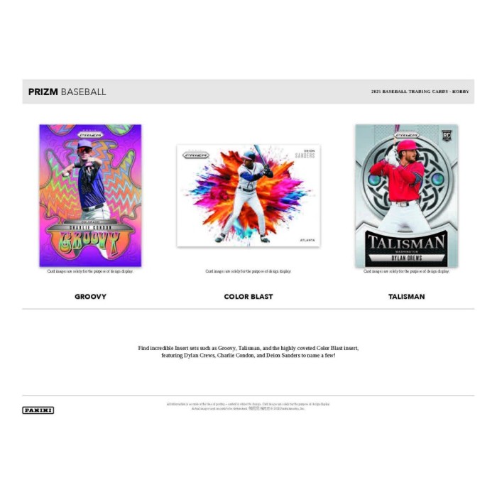 2025 Panini Prizm Baseball Hobby Box