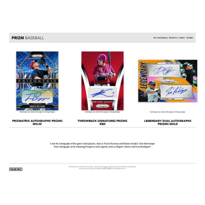 2025 Panini Prizm Baseball Hobby Box