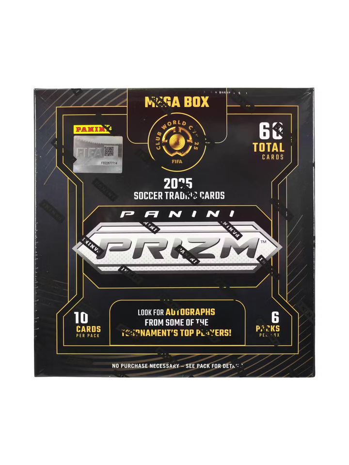 2025 Panini Prizm FIFA Club World Cup Soccer Hobby Mega Box