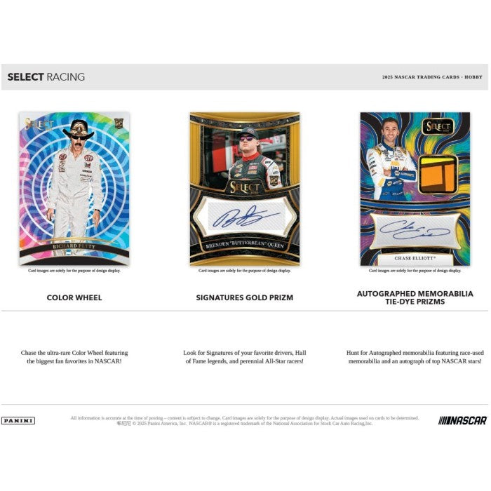 2025 Panini Select Racing Hobby Box