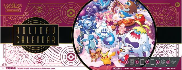 2025 Pokemon TCG Holiday Calendar Box