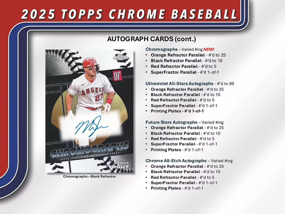 2025 Topps Chrome Baseball Blaster Box