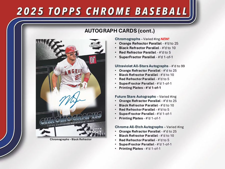 2025 Topps Chrome Baseball Blaster Box