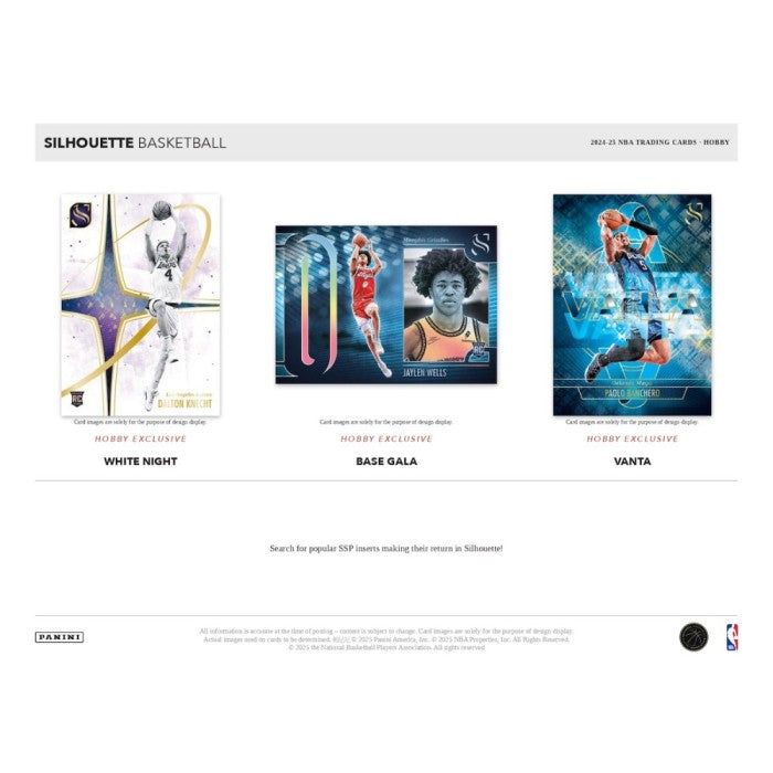 2024-2025 Panini Silhouette Basketball Hobby Box