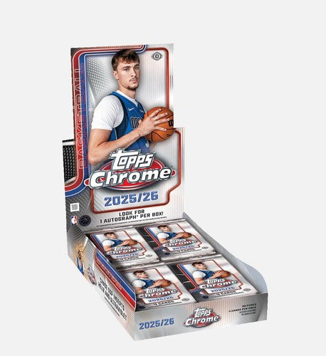 2025-2026 Topps Chrome Basketball Hobby Box