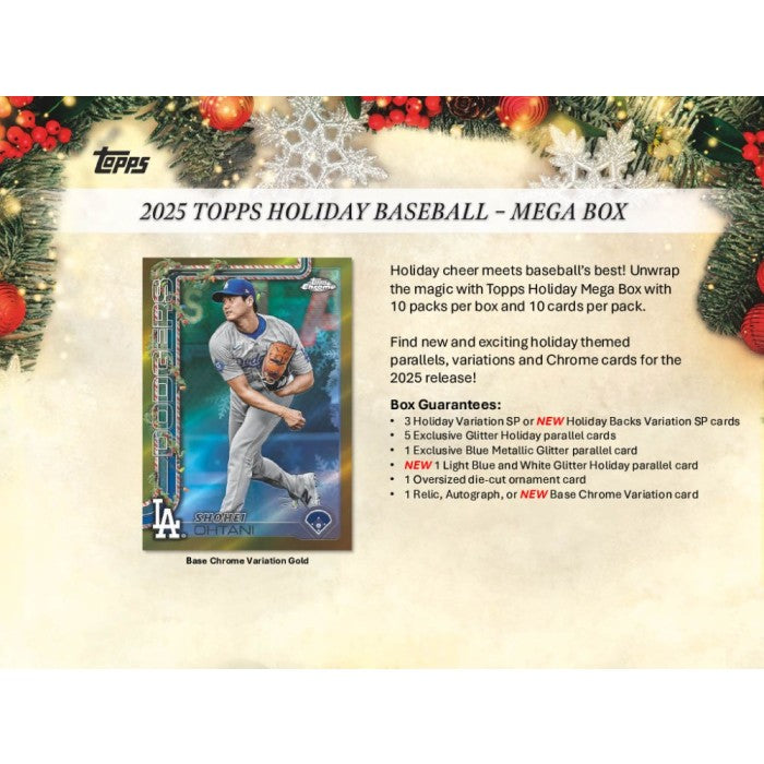 2025 Topps Holiday Baseball Tin