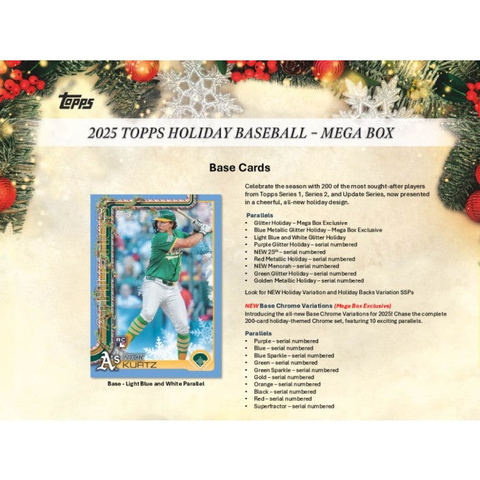 2025 Topps Holiday Baseball Tin