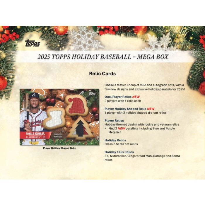 2025 Topps Holiday Baseball Tin