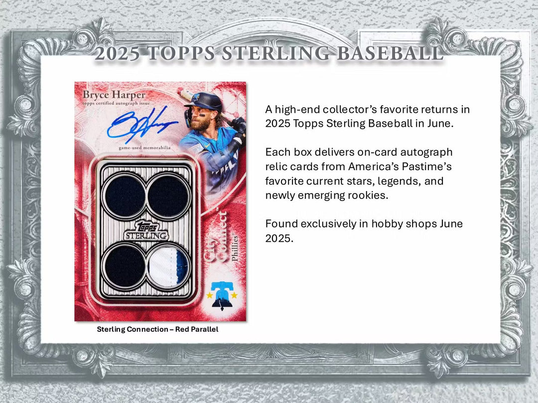 2025 Topps Sterling Baseball Hobby Box