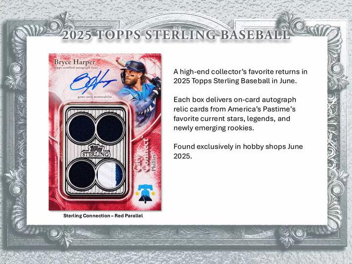 2025 Topps Sterling Baseball Hobby Box