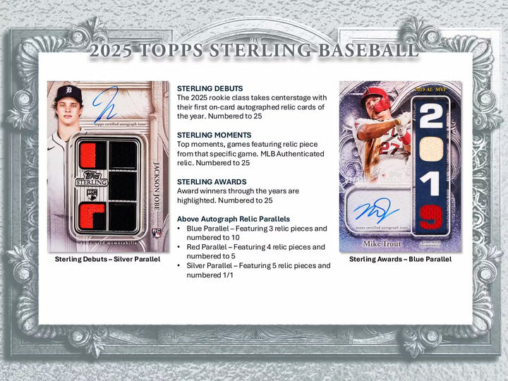 2025 Topps Sterling Baseball Hobby Box