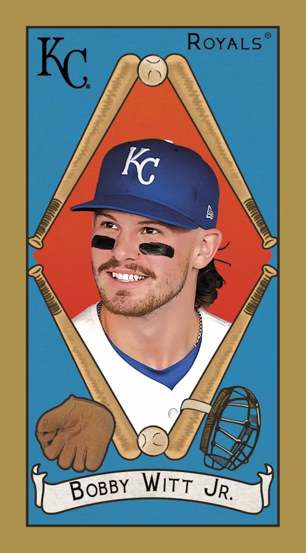 2025 Topps T205 Bobby Witt Jr Card