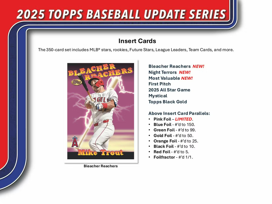 2025 Topps Update Series Baseball Jumbo Hobby Box