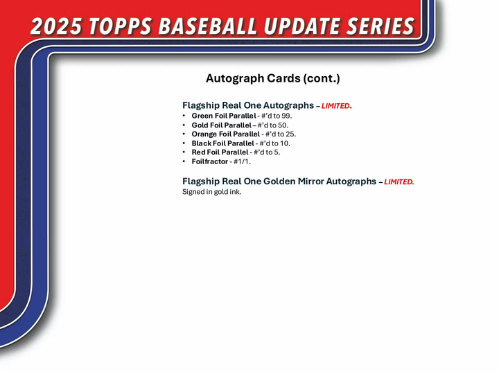 2025 Topps Update Series Baseball Jumbo Hobby Box