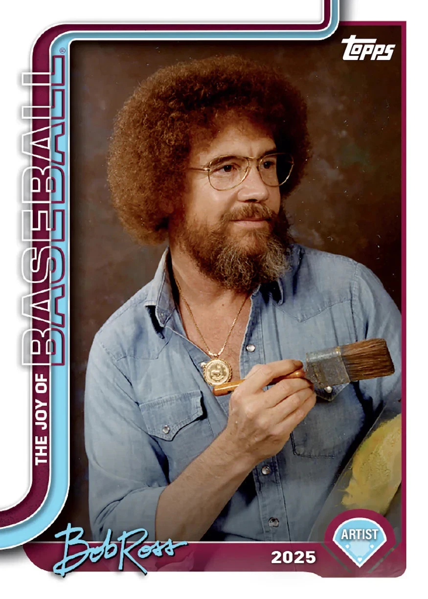 2025 Topps x Bob Ross The Joy of Baseball Happy Little (Hobby) Box