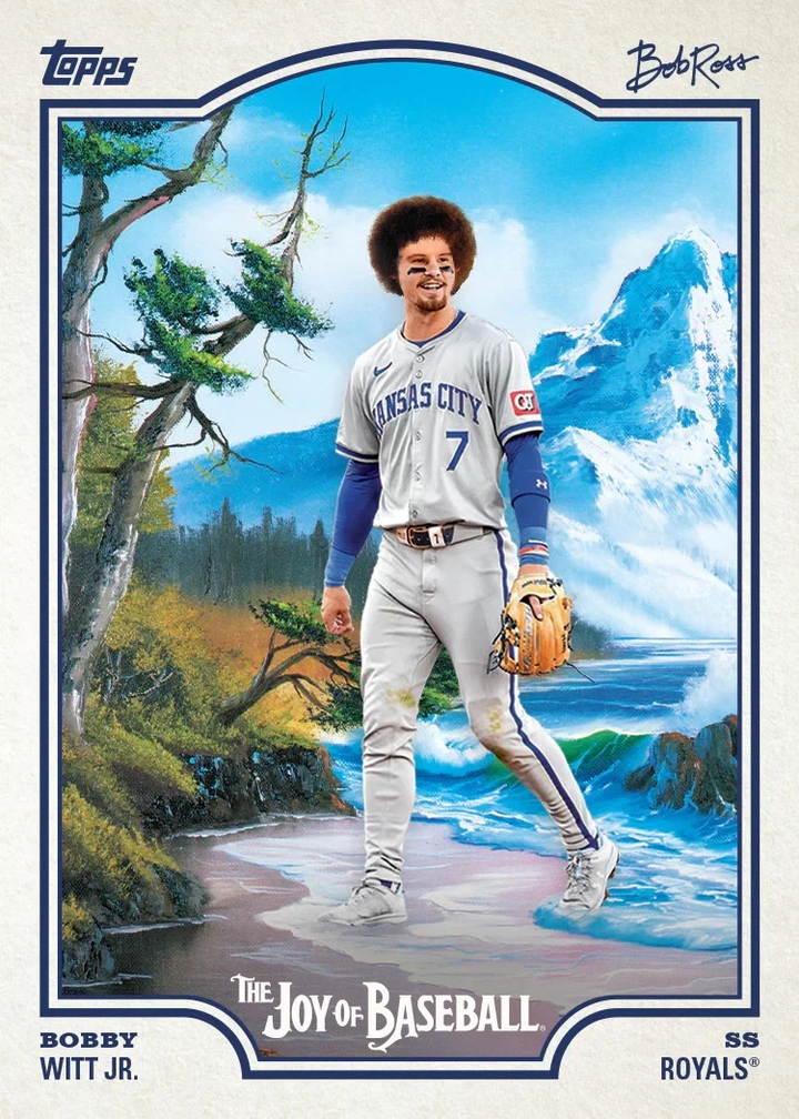 2025 Topps x Bob Ross The Joy of Baseball Happy Little (Hobby) Box