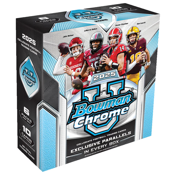 2025 Bowman University Chrome Football Mega Box