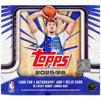 2025-2026 Topps Basketball Jumbo Hobby Box