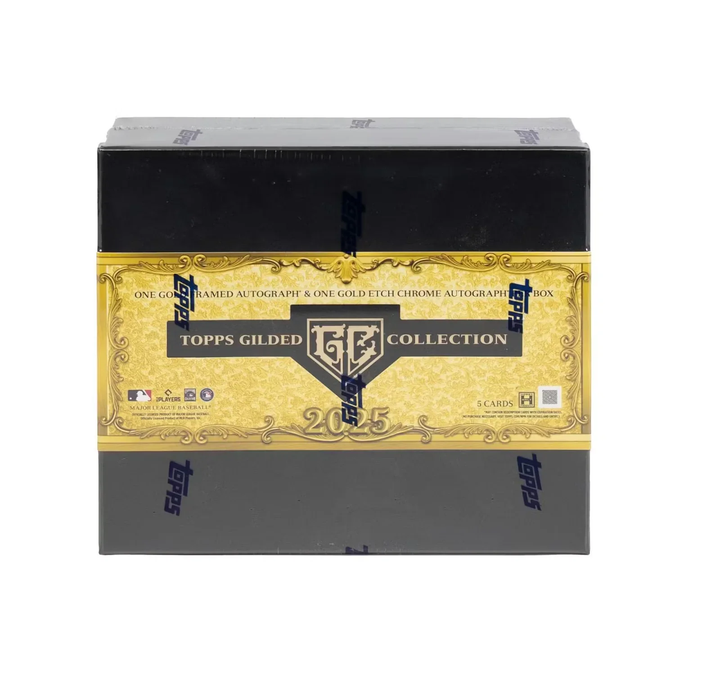 A black and Gold box titled Topps Gilded Collection on a white background.