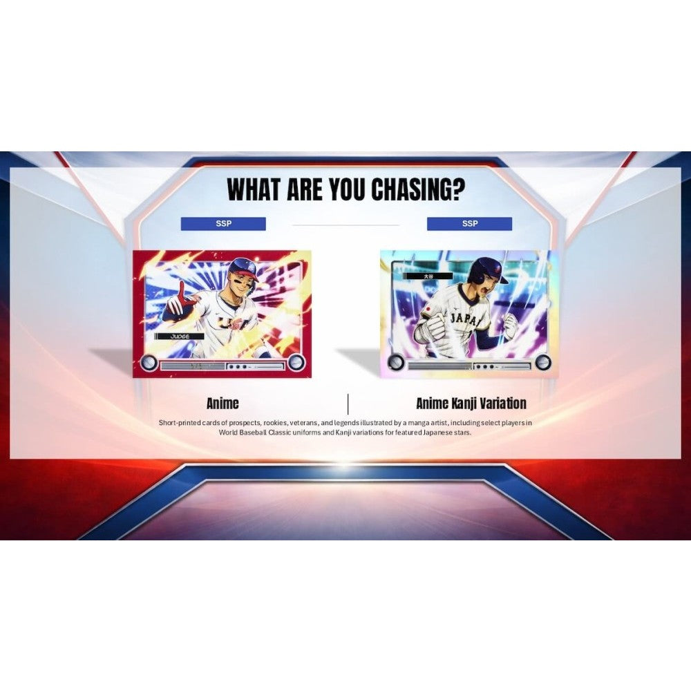 Two anime-style character cards with a promotional text 'What are you chasing?' on a colorful background.