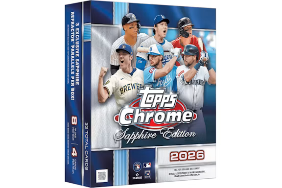 2026 Topps Chrome Sapphire Baseball Hobby Box