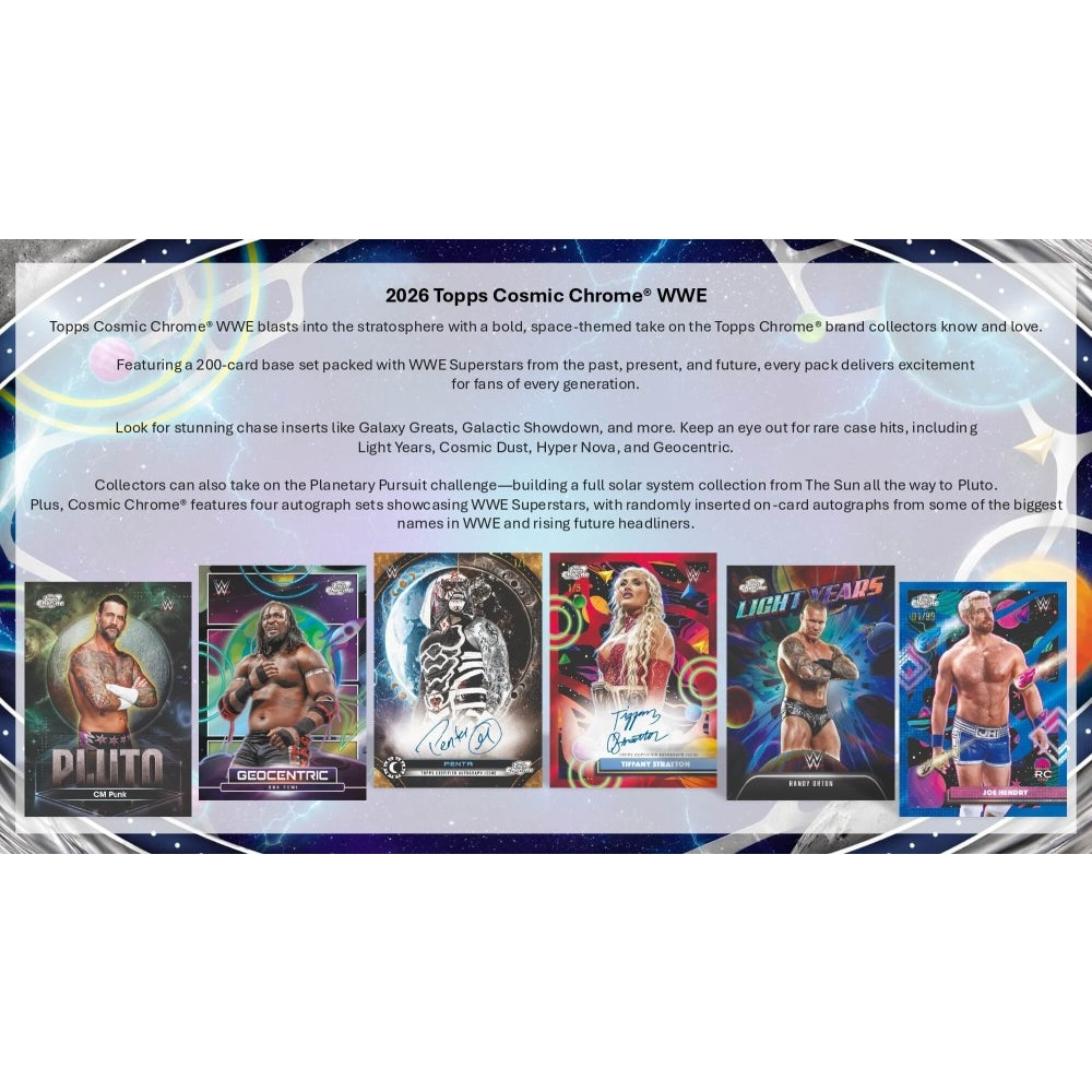 2026 Topps WWE Cosmic Chrome Wrestling Hobby Box