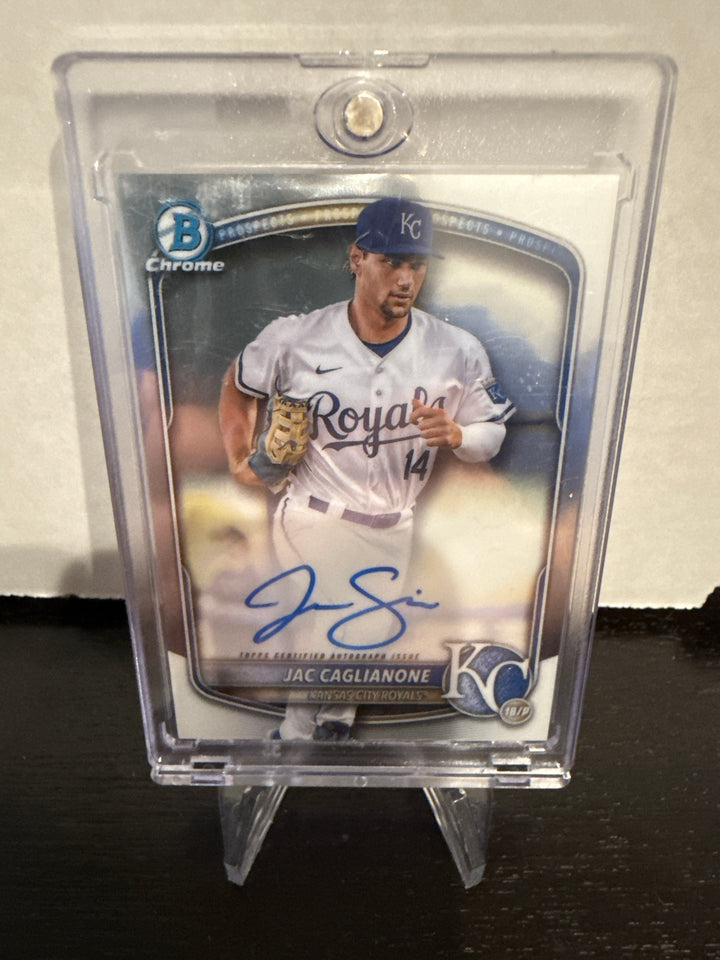 Jac Caglianone 2025 Bowman Chrome Prospect Auto