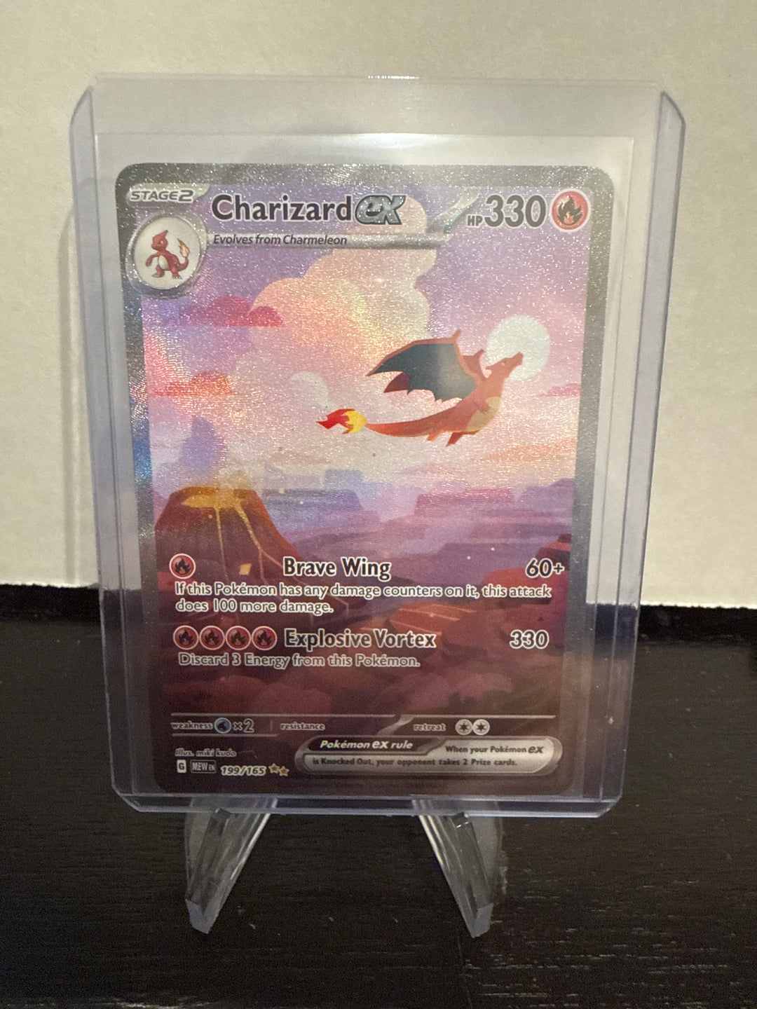 Pokémon TCG 2023 Charizard EX Scarlet & Violet 151 Special Illustration Rare, 199/165