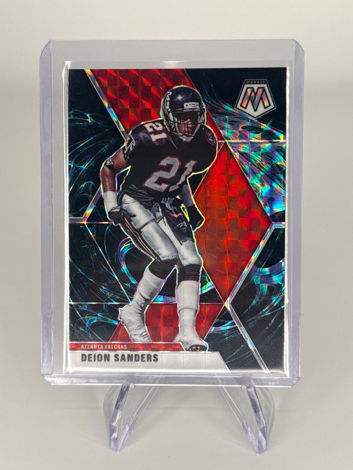 Deion Sanders 2020 Panini Mosaic SSP Genesis