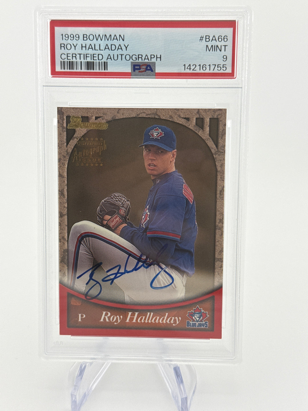 Roy Halladay 1999 Bowman Auto, PSA 9 Mint