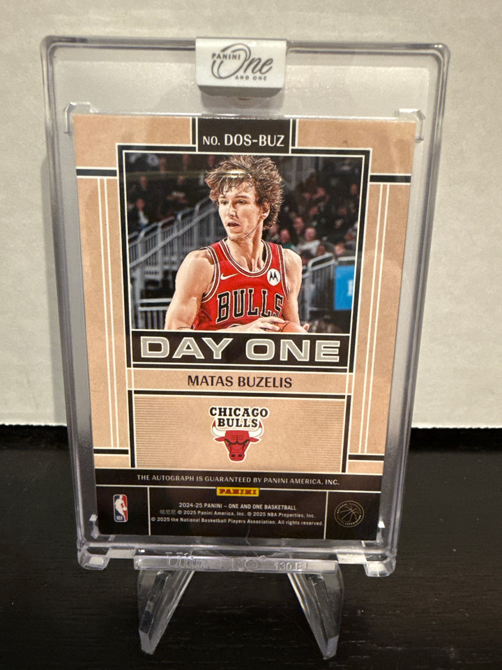 Matas Buzelis 2024 Panini One Day One Rookie Auto, 29/49