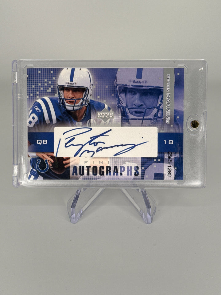 Peyton Manning 2003 Upper Deck Finite Auto, 565/1280