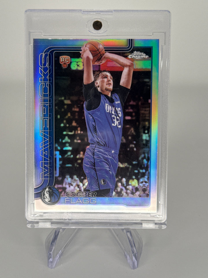 Cooper Flagg 2025 Topps Chrome Rookie Refractor