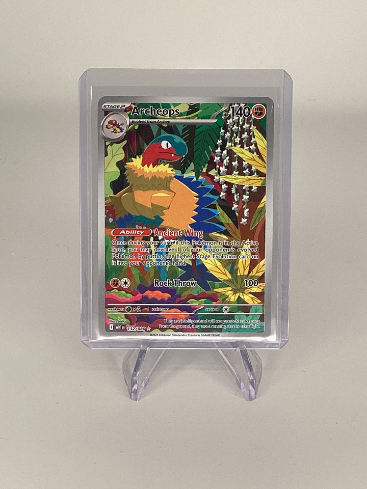 Pokemon TCG 2025 Archeops White Flare Full Art, 132/086
