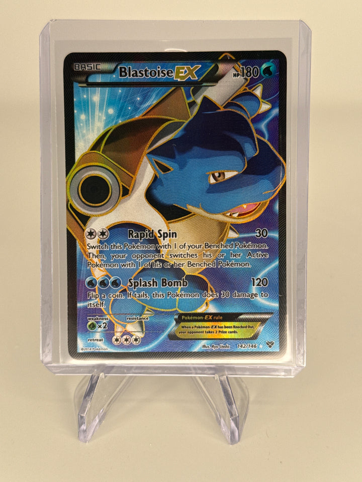 Pokemon TCG 2014 Blastoise EX XY Base Set Full Art, 142/146