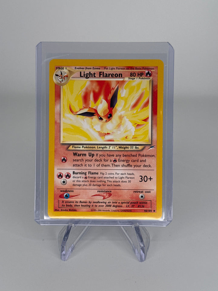 Pokemon TCG 2002 Light Flareon Neo Destiny, 46/105