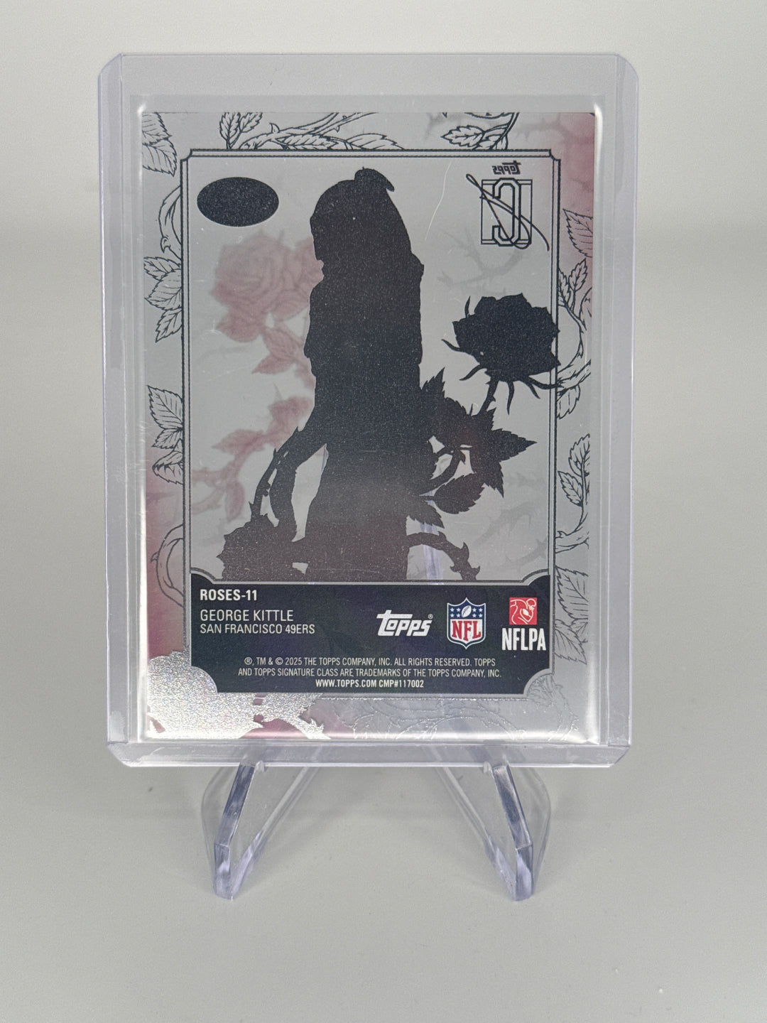 George Kittle 2025 Topps Signature Class Roses SSP Case Hit