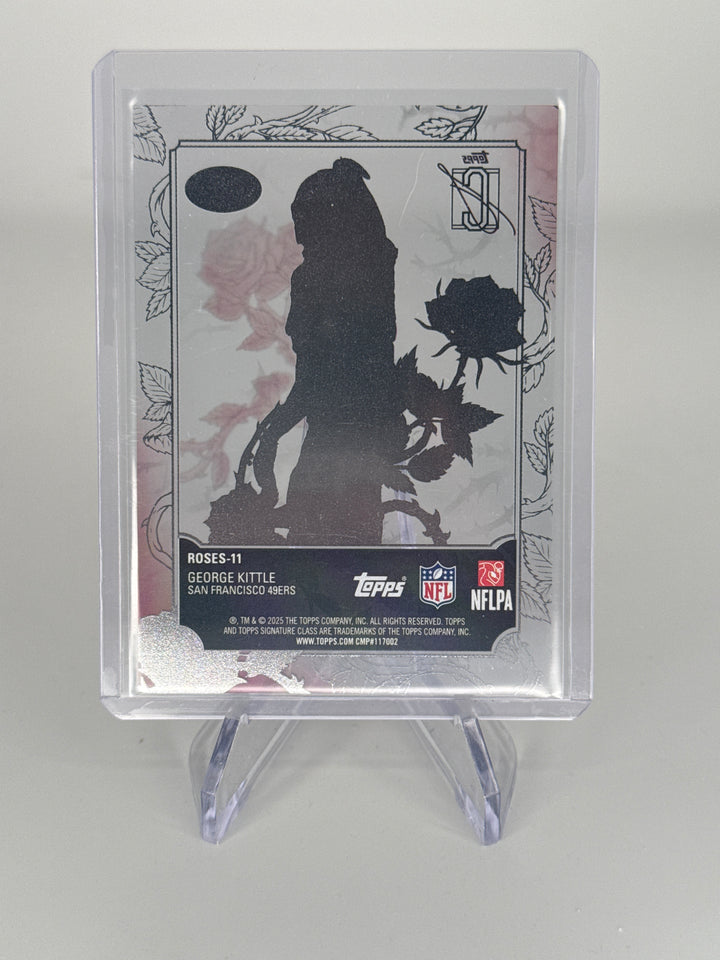 George Kittle 2025 Topps Signature Class Roses SSP Case Hit