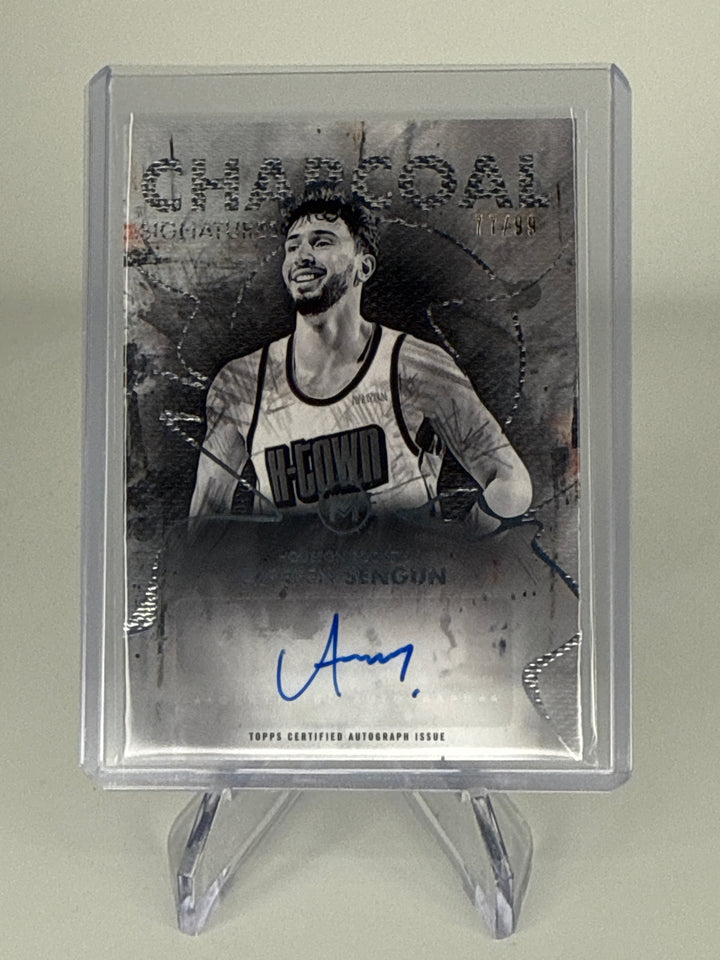 Alperen Sengun 2026 Topps Motif Charcoal Auto, 77/99